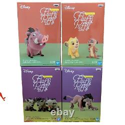 Disney Character Fluffy Puffy LION KING & side Villains Complete 4set Prize