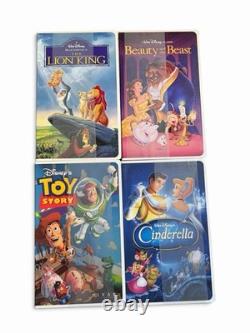 Disney Classic VHS Boxed Silk Touch Throw Blanket Set of 4 Lion King Toy Story