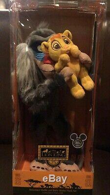 Disney D23 Expo 2019 The Lion King Rafiki and Baby Simba Plush Limited New Box