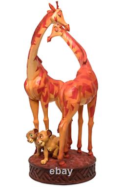 Disney D23 The Lion King 25th Anniversary Simba Nala Giraffes Statue Set LE 650