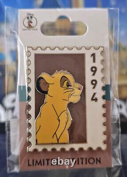 Disney DEC Pin Stamp 1994 Simba LE 250 The Lion King