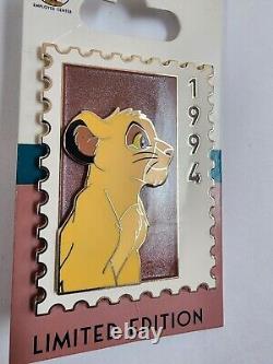 Disney DEC Young Simba Animal Stamps LE 250 Pin The Lion King