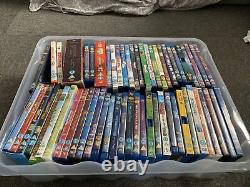 Disney DVD Bundle 63 Blu Rays Toy Story, Lion King Marvel
