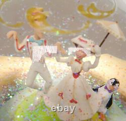 Disney Disneyland Paris Figurine Musical Snow Globe Mary Poppins 55th Editon