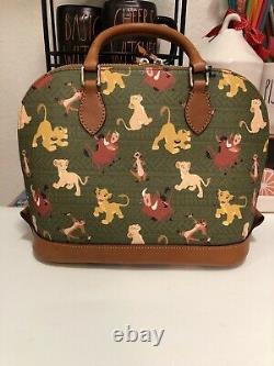 Disney Dooney & Bourke Lion King Zip Satchel crossbody purse