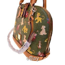 Disney Dooney & Bourke Lion King Zip Satchel crossbody purse SUPER Cute Green