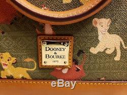 Disney Dooney and Bourke Lion King Purse Timon Pumbaa Handbag Disneyland NWT