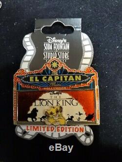 Disney El Capitan Lion King LE 300 Marquee Pin DSF DSSH Simba