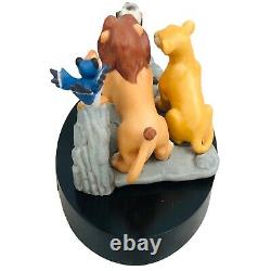 Disney Gallery Lion King Simba Pride Rock New Prince Ceramic Figurine with Box