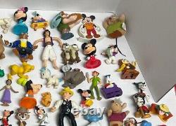 Disney HUGE Toy Lot of 92 Toys Mickey Goofy Tailspin Lion King Aladdin Lots