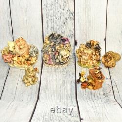 Disney Harmony Kingdom Lot of 6 Lion King Wicked Ways Lady & The Tramp Mickey