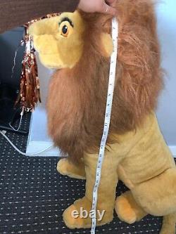 Disney Huge Vintage The Lion King Mufasa 31 Plush