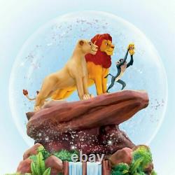 Disney LION KING Rotating MUSICAL Glitter Globe NEW