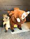 Disney Lion King Timon And Pumbaa Lifesize Plush Douglas Cuddle Toy Rare Nwt