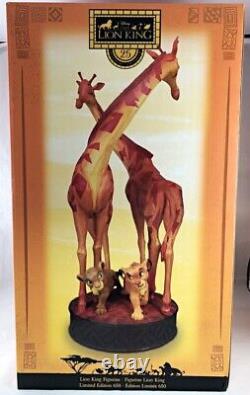 Disney Legacy Collection Lion King 25th Anniversary LE 650 Giraffes Figurine NEW