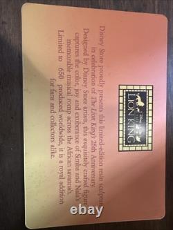 Disney Legacy Collection The Lion King 25th Anniversary Statue