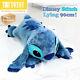 Disney Lilo And Stitch 90cm 35in Lying Plush Toy Stuffed Doll + Expedited Ship