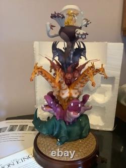 Disney Lion King 10th Anniversary snow globe new with box