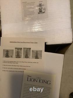 Disney Lion King 10th Anniversary snow globe new with box