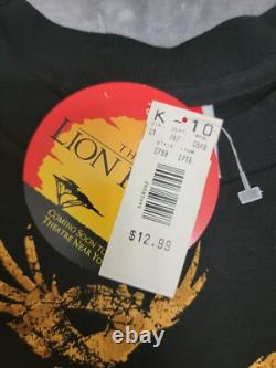 Disney Lion King 1994 Shirt Jerry Leigh OSFA XL NWT Vintage Animated 90's Movie