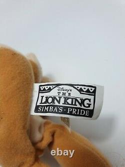 Disney Lion King 2 Simba's Pride 1998 Mattel Vitani Beanie Plush Toy New w. Tag