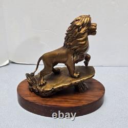 Disney Lion King 20 Years Cast Member Simba Pride Figure Bronze Figurine Statue