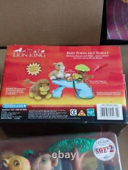 Disney Lion King 2002 Kissing Cubs Playset Simba & Nala & Simba Family Very Rare