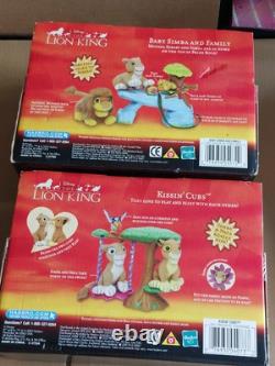 Disney Lion King 2002 Kissing Cubs Playset Simba & Nala & Simba Family Very Rare