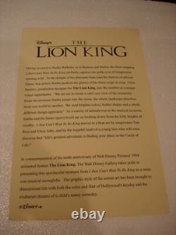 Disney Lion King Animal pyramid Snow water globe I Can't Wait to be King #29958