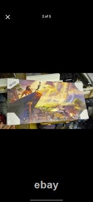 Disney Lion King Canvas Print by Thomas Kinkade