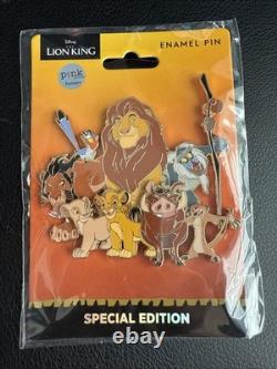 Disney Lion King Cast Cluster Pin LE 200 PALM Exclusive Simba Scar Mufasa Rafiki