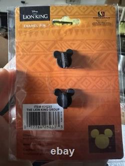 Disney Lion King Cast Cluster Pin LE 200 PALM Scar Simba Mufasa Rafiki