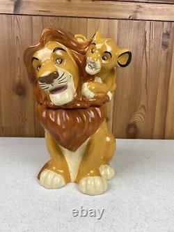 Disney Lion King Cookie Jar Simba On Mufasa Westland Giftware