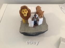 Disney Lion King Limited Ed Simba Pride Rock Figurines 10th Anniversary Watch