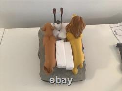 Disney Lion King Limited Ed Simba Pride Rock Figurines 10th Anniversary Watch