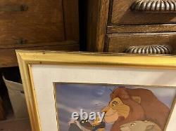 Disney Lion King Limited Edition Cel Set Up Framed & Certificate & Free Shipping