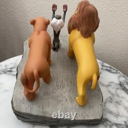 Disney Lion King Ltd Ed 1000 Simba Pride Rock Figurines 10th Anniversary Watch