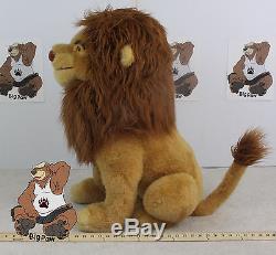 Disney Lion King Mufasa or Simba 28 Jumbo Plush Vintage Disneyana TLK