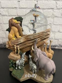 Disney Lion King Musical Circle Of Life Snow Globe With Box 1994