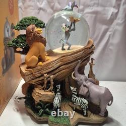 Disney Lion King Musical Circle Of Life Snow Globe With Box 1994