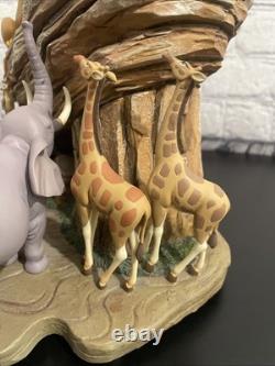 Disney Lion King Musical Circle Of Life Snow Globe With Box 1994