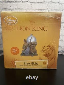 Disney Lion King Musical Circle Of Life Snow Globe With Box 1994