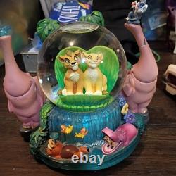 Disney Lion King Musical Snow Globe SIMBA'S PRIDE Plays Upendi Song