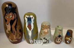 Disney Lion King Nesting Doll Limited Edition Hand Painted