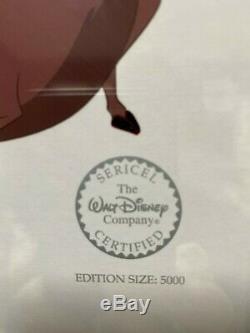 Disney Lion King Original Cast of Characters Ltd Edition Cel Framed COA 1994