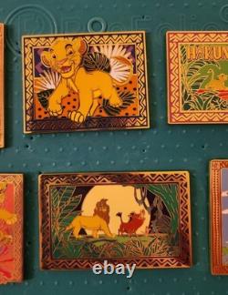 Disney Lion King Picture Frame Boxlunch Monogram Blind Box 6 Pin Complete Set