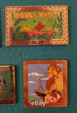 Disney Lion King Picture Frame Boxlunch Monogram Blind Box 6 Pin Complete Set