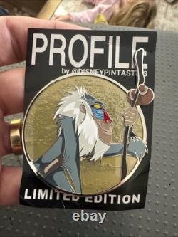 Disney Lion King Rafiki Profile Fantasy Pin LE 50 By Pintastics