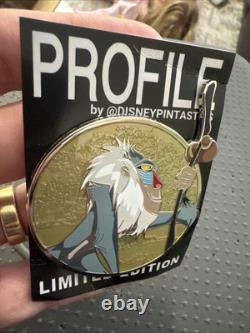 Disney Lion King Rafiki Profile Fantasy Pin LE 50 By Pintastics
