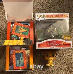 Disney Lion King Scar Collection picture, cards, funko x2, pins, build-a-bear